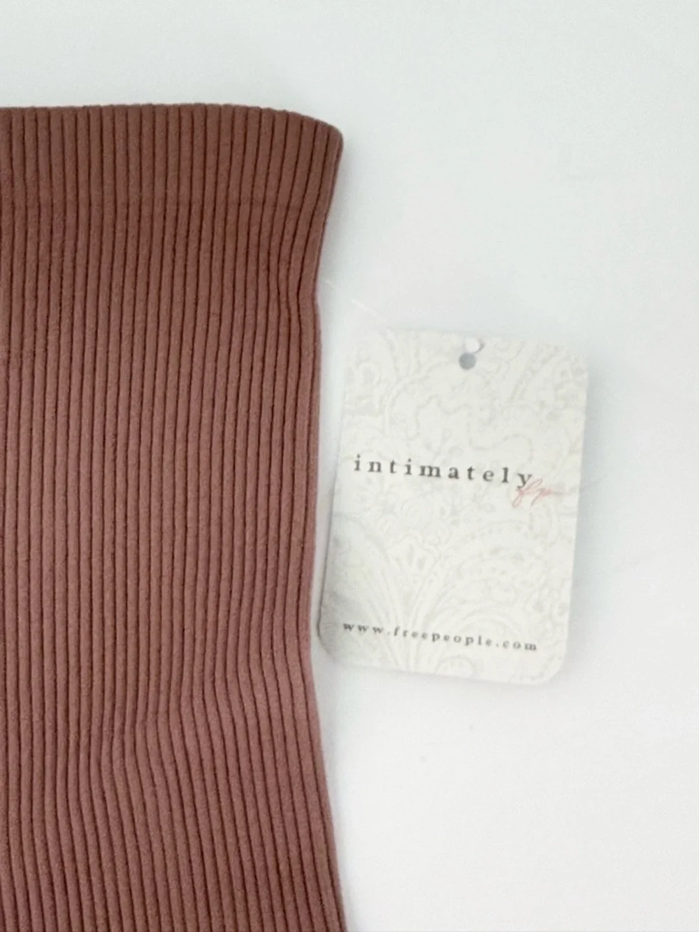 Free People Ribbed Strapless Bandeau Top - Picture 4 of 8